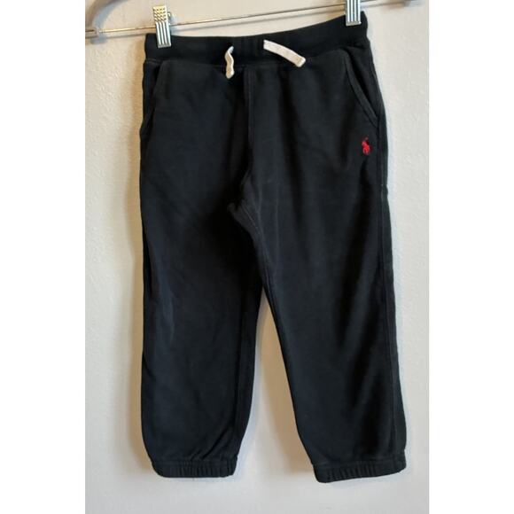 POLO RALPH LAUREN AUTHENTIC BOYS 6 ORIGINAL JOGGER PANTS Black Sweatpants Size 6 - Picture 10 of 14
